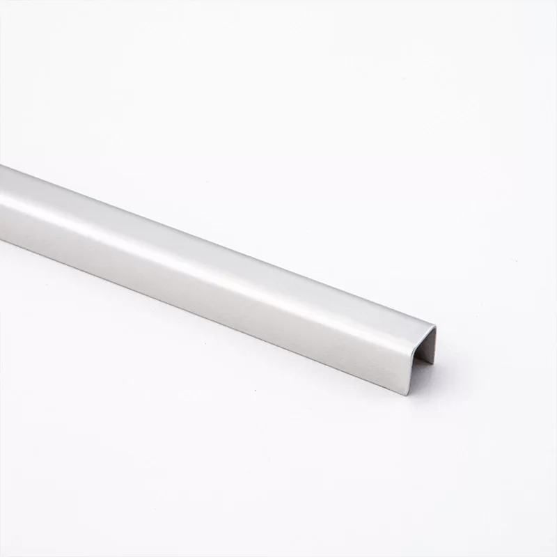 LISTEL SIMPLELINE AC.INOX.304 BR 10X10MM X 2500MM - CU10B