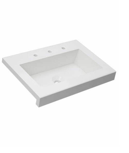 MESADA DE MARMOLINA BLANCA TERRA MTR50 51X6X37