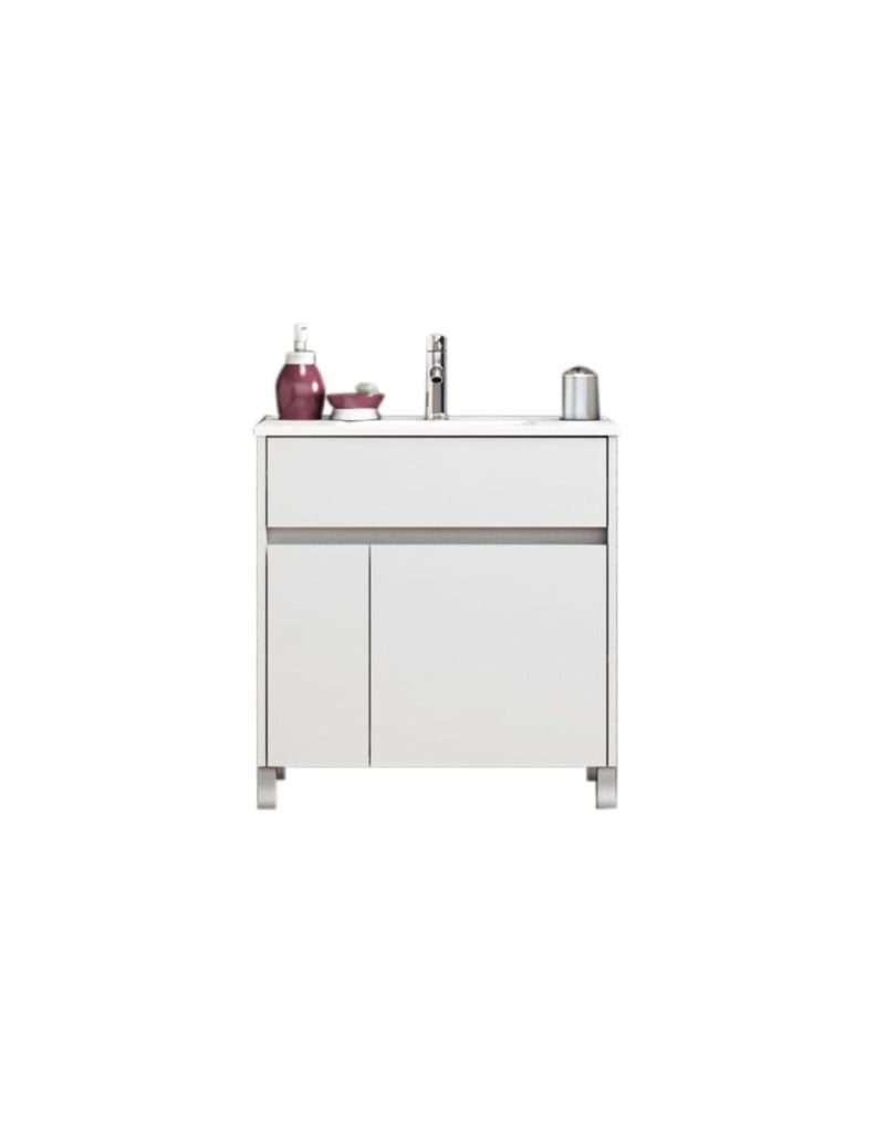 VANITORY NATURE 60X84X46 PVC BCO BRILLANTE SCHNEIDER