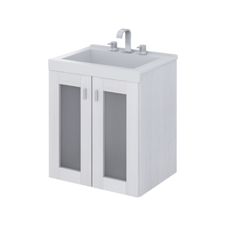 VANITORY VETRO TERRA VC50T 50X57X36 TXB(Melamina Texturado Blanco)