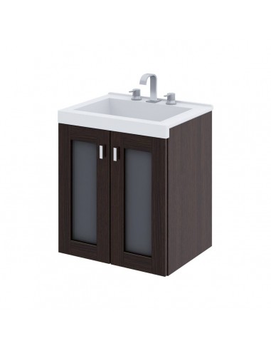 VANITORY VETRO TERRA VC50T 50X57X36 MW(Melamina Wengué)