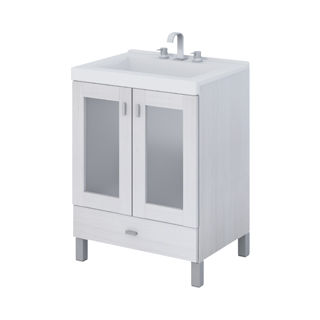 VANITORY VETRO TERRA V50T 50X84X36 TXB(Melamina Texturado Blanco)